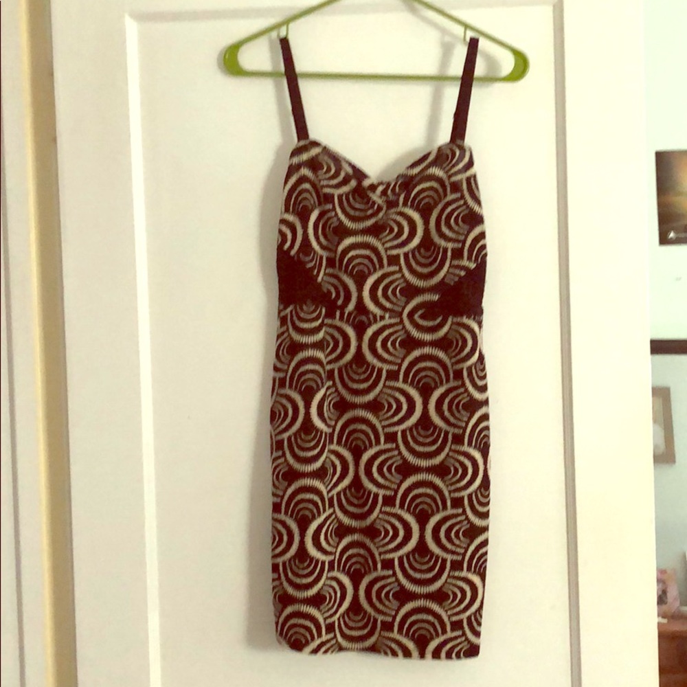 Free People Black and White Dress